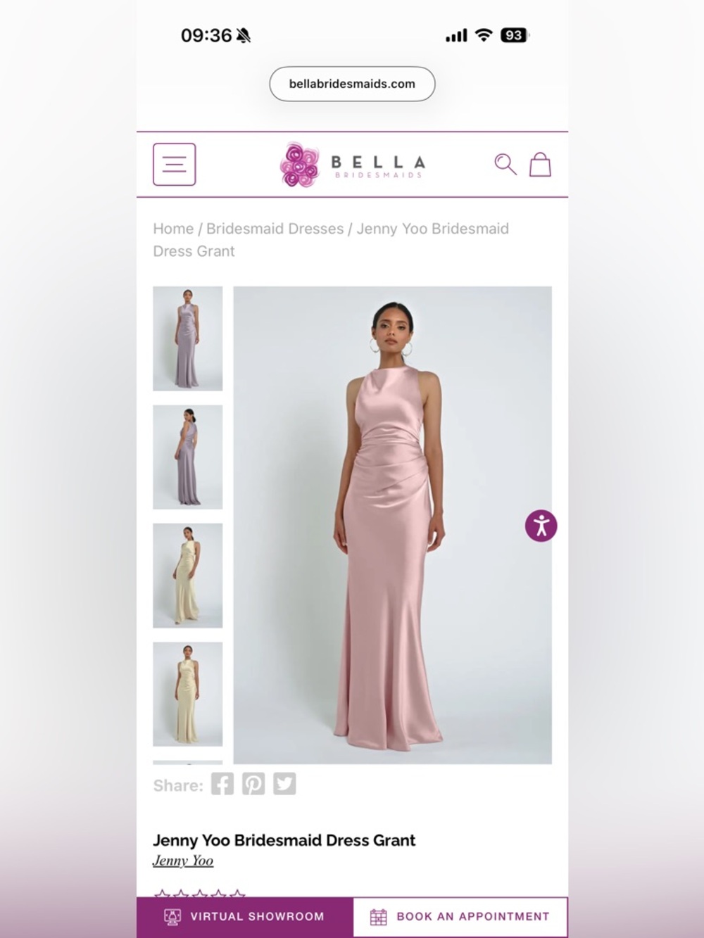 Jenny Yoo Grant Bridesmaids Dress